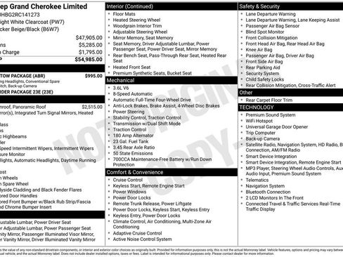 Used 2024 Jeep Grand Cherokee Limited w/ Trailer Tow Package AWD/4WD image 2