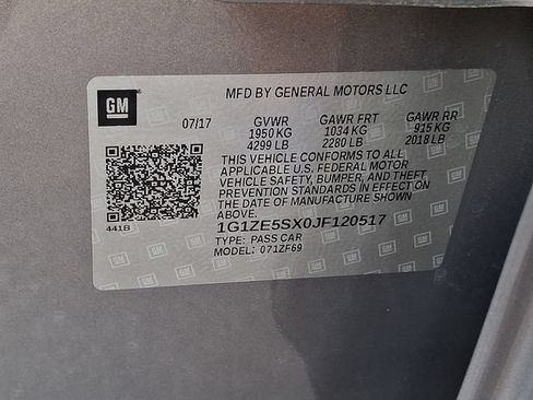 Certified 2018 Chevrolet Malibu Premier w/ Premier Sun and Wheel Package FWD image 29