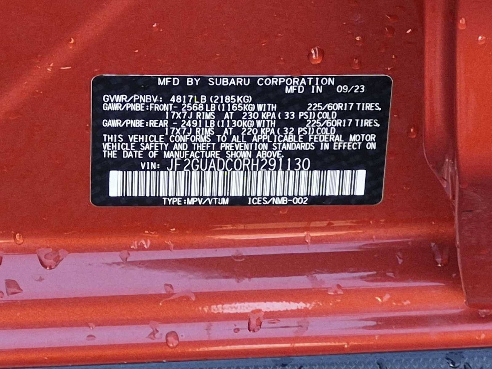 Used 2024 Subaru Crosstrek 2.0i Premium AWD/4WD image 31