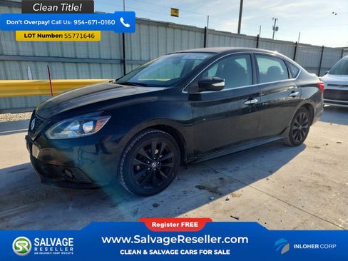Used 2018 Nissan Sentra SR w/ SR Midnight Edition Package FWD image 1