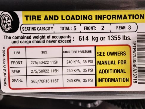 Certified 2024 Ford F150 Platinum w/ Equipment Group 703A Plus AWD/4WD image 54