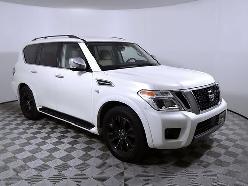 Used 2020 Nissan Armada Platinum w/ Captain's Chairs Package AWD/4WD image 6