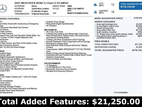 Used 2021 Mercedes-Benz G 63 AMG G 63 AMG image 3