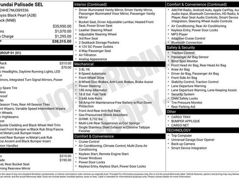 Used 2022 Hyundai Palisade SEL image 3