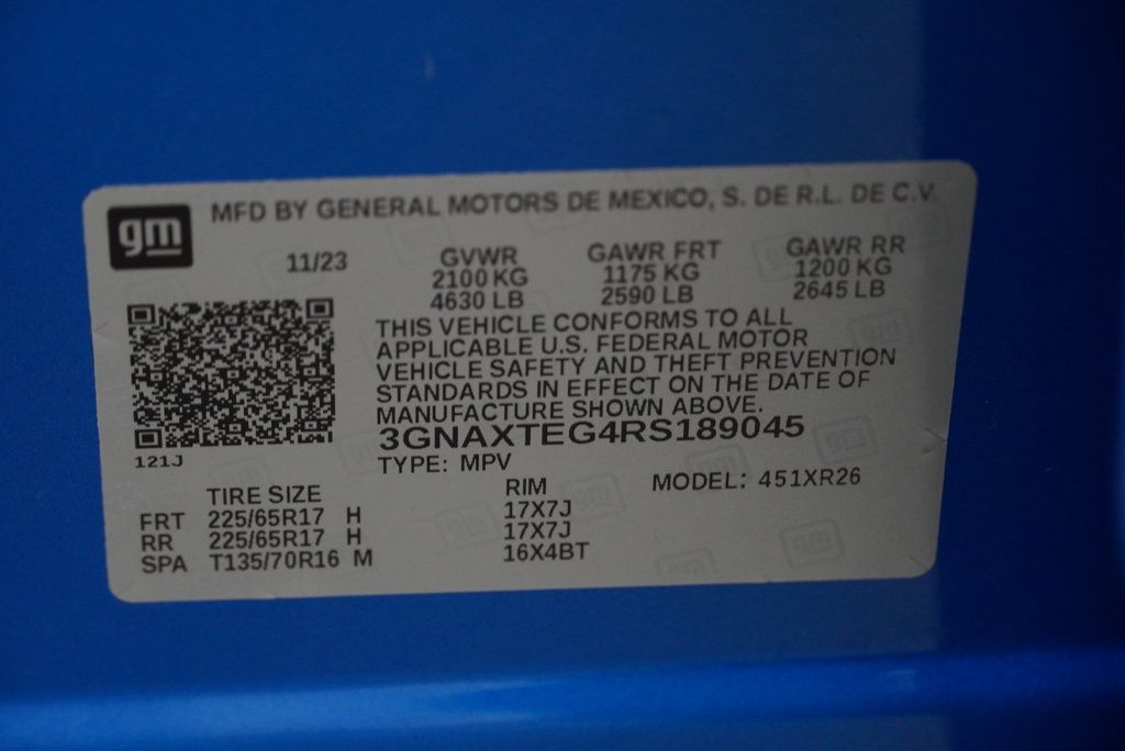 Certified 2024 Chevrolet Equinox LT AWD/4WD image 44
