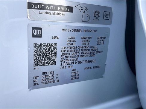 Used 2026 Chevrolet Traverse RS w/ LPO, Floor Liner Package AWD/4WD image 33