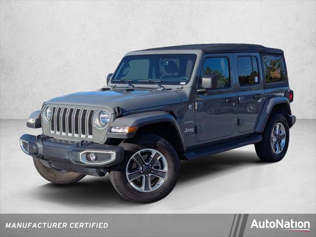 Certified 2022 Jeep Wrangler Unlimited Sahara w/ Cold Weather Group AWD/4WD image 1