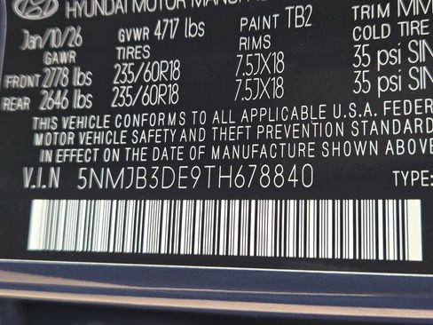 New 2026 Hyundai Tucson SEL image 20