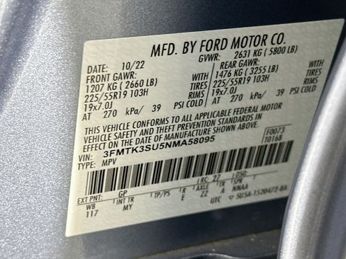Used 2022 Ford Mustang Mach-E Premium AWD/4WD image 12