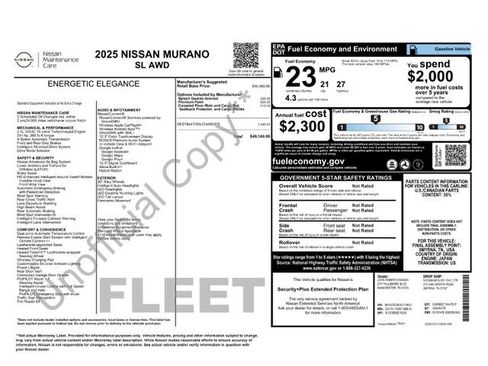 Certified 2025 Nissan Murano SL AWD/4WD image 32