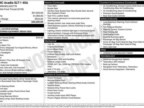 Used 2016 GMC Acadia SLT image 1