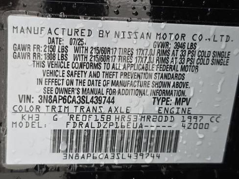 Certified 2025 Nissan Kicks SV FWD image 34