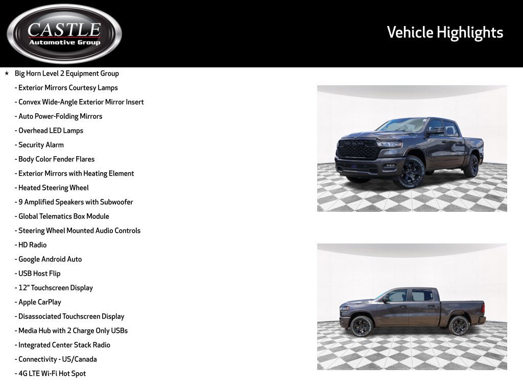 New 2026 RAM 1500 Big Horn AWD/4WD image 6