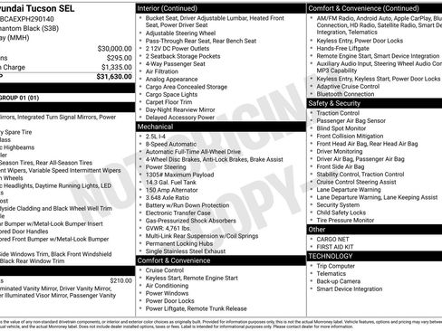 Certified 2023 Hyundai Tucson SEL AWD/4WD image 28