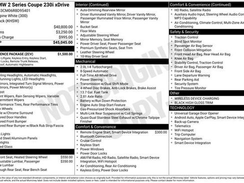 Used 2024 BMW 230i xDrive Coupe w/ Convenience Package AWD/4WD image 35