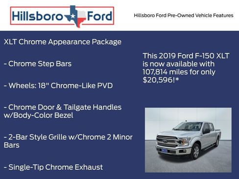 Used 2019 Ford F150 XLT w/ Equipment Group 302A Luxury RWD image 13