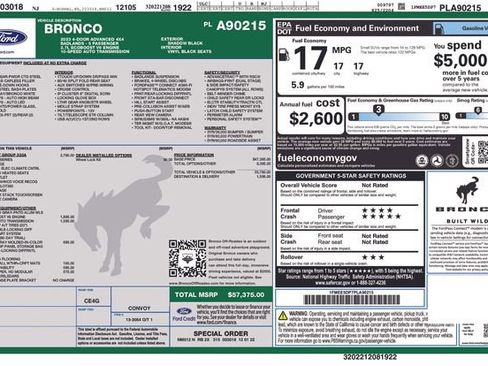 Certified 2023 Ford Bronco Badlands image 3