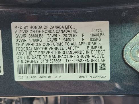 Used 2024 Honda Civic Sport image 24