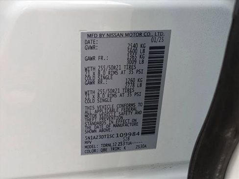 Used 2025 Nissan Murano Platinum w/ Cargo Package image 22