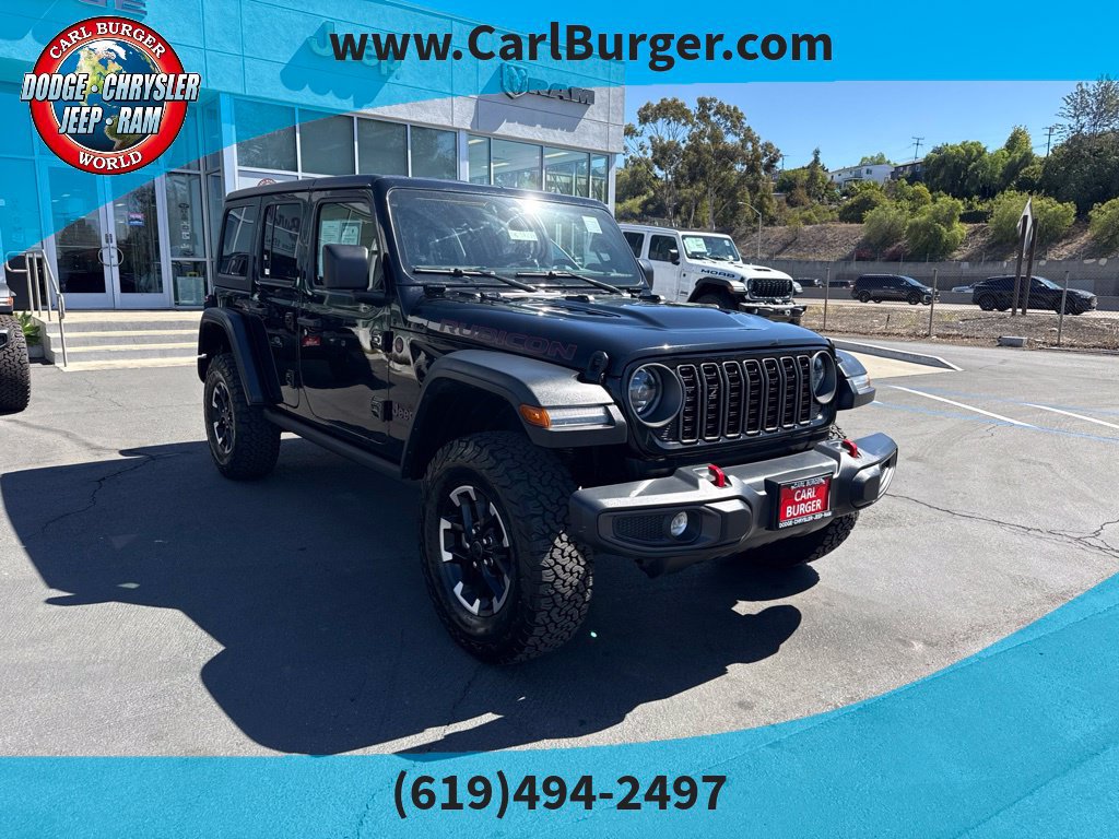 Certified 2025 Jeep Wrangler Unlimited Rubicon w/ Convenience Group AWD/4WD image 1