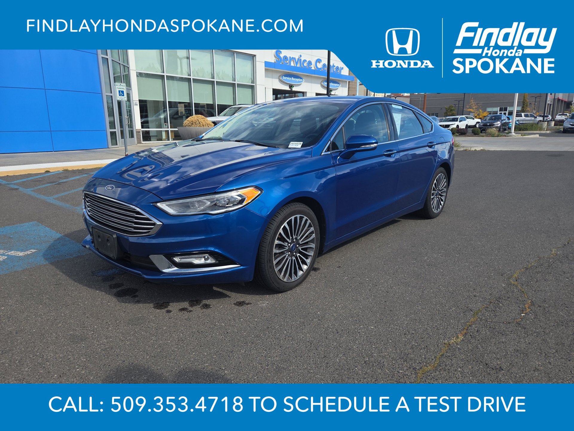 Used 2017 Ford Fusion SE w/ Fusion SE Technology Package FWD image 1