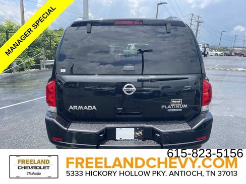 Used 2015 Nissan Armada Platinum w/ 2nd Row Captain Seat Package AWD/4WD image 4