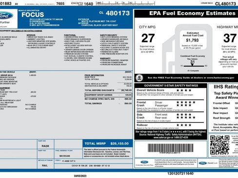 Used 2012 Ford Focus Titanium image 55