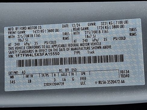 Used 2025 Ford F150 Tremor AWD/4WD image 27