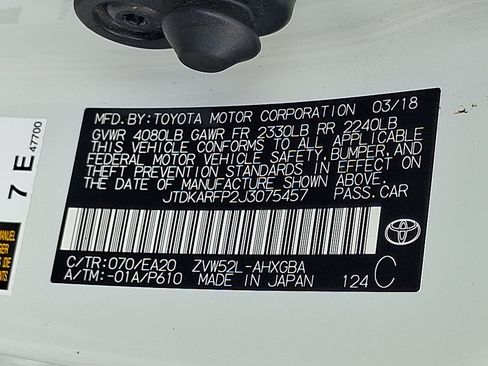 Used 2018 Toyota Prius Prime Premium FWD image 21