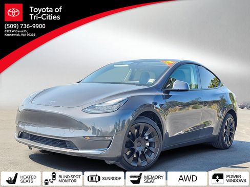 Used 2021 Tesla Model Y Long Range AWD/4WD image 1