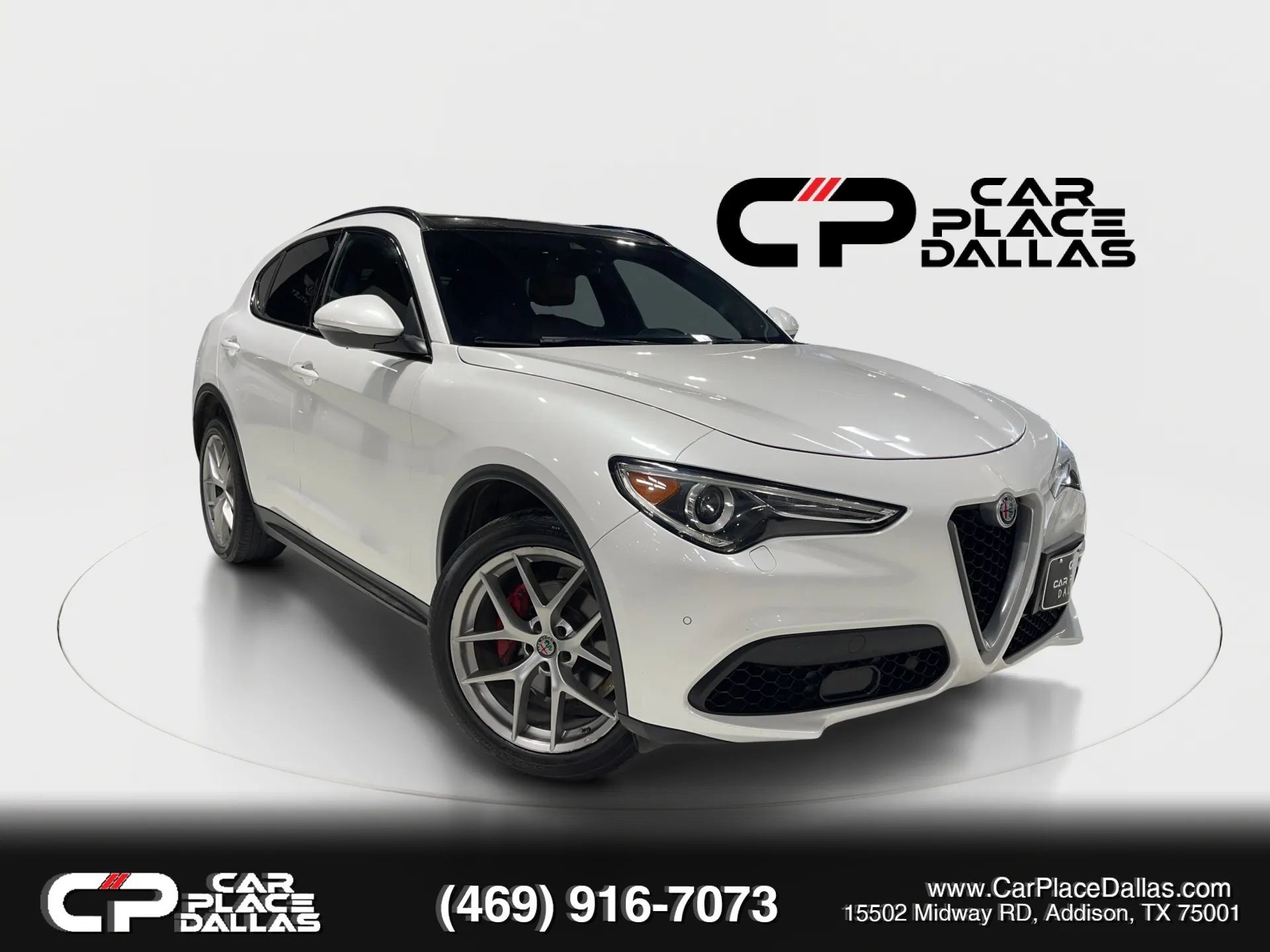 Used 2019 Alfa Romeo Stelvio Ti Sport w/ Quick Order Package 22S Sport AWD/4WD image 1