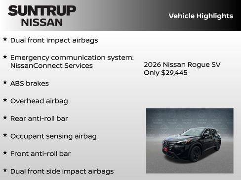 New 2026 Nissan Rogue SV AWD/4WD image 16