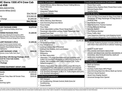Used 2021 GMC Sierra 1500 AT4 w/ Technology Package AWD/4WD image 31