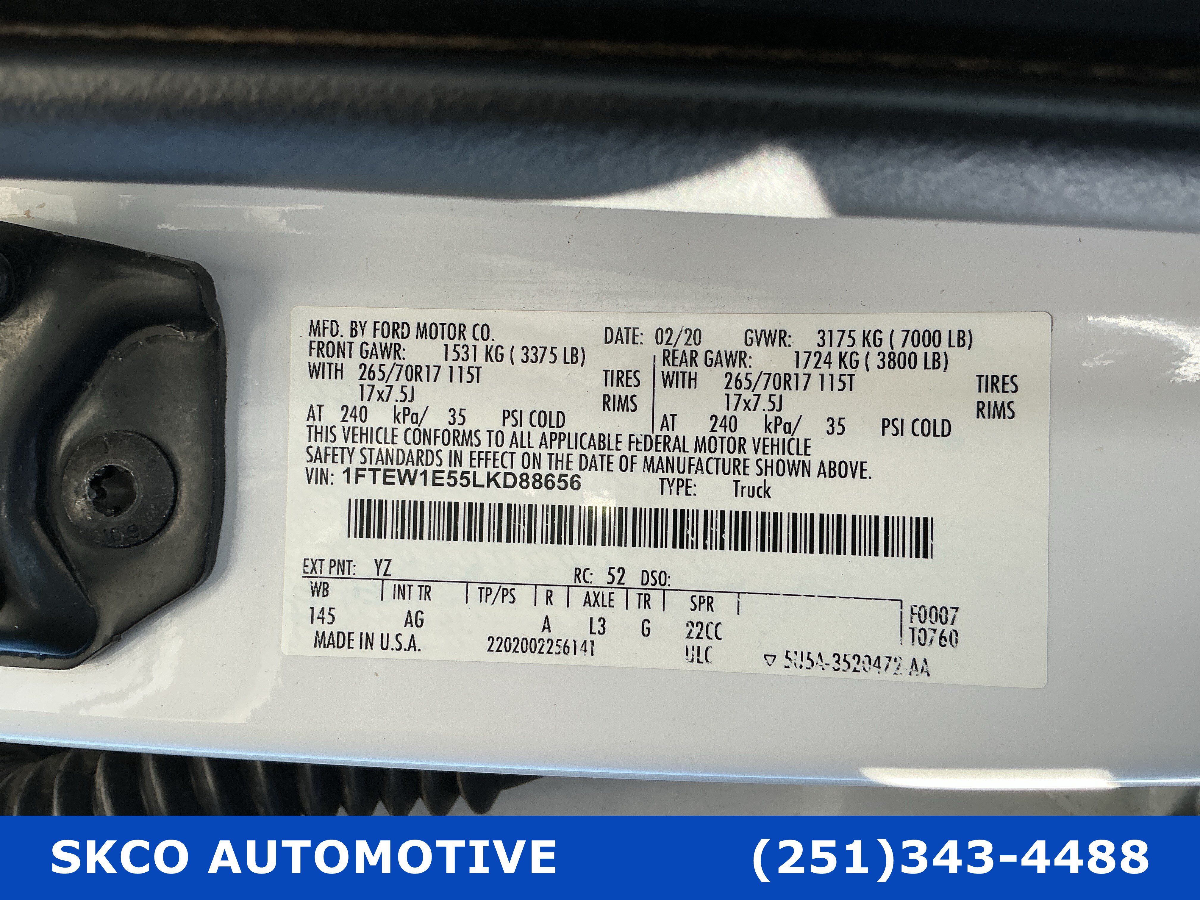 Used 2020 Ford F150 XL w/ Equipment Group 101A Mid AWD/4WD image 28