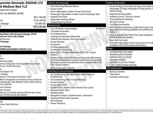 Used 2023 Chevrolet Silverado 3500 LTZ AWD/4WD image 30