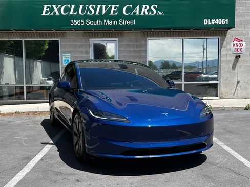 Used 2025 Tesla Model 3 Long Range AWD/4WD image 1