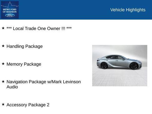 Used 2023 Lexus IS 350 F Sport AWD/4WD image 2