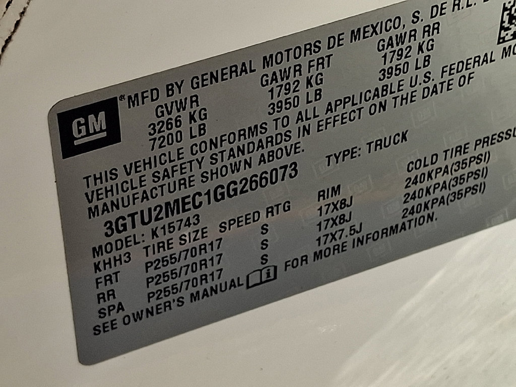 Used 2016 GMC Sierra 1500 SLE w/ SLE Value Package AWD/4WD image 27