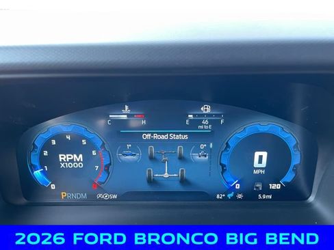 New 2026 Ford Bronco Big Bend w/ Black Diamond Package AWD/4WD image 2