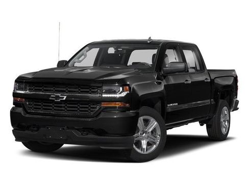 Used 2018 Chevrolet Silverado 1500 Custom w/ LPO, Black Pack AWD/4WD image 1
