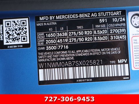 Certified 2025 Mercedes-Benz G 580 w/ EQ Technology image 33