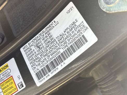 Certified 2021 Honda Accord EX-L image 23