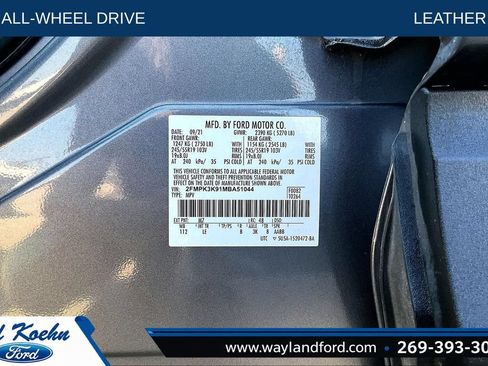 Used 2021 Ford Edge Titanium w/ Cargo Accessory Package FWD image 35