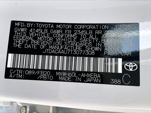 New 2026 Toyota Prius LE image 18