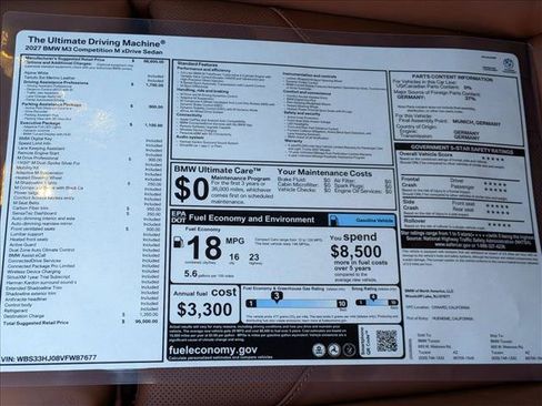 New 2027 BMW M3 Competition AWD/4WD image 18
