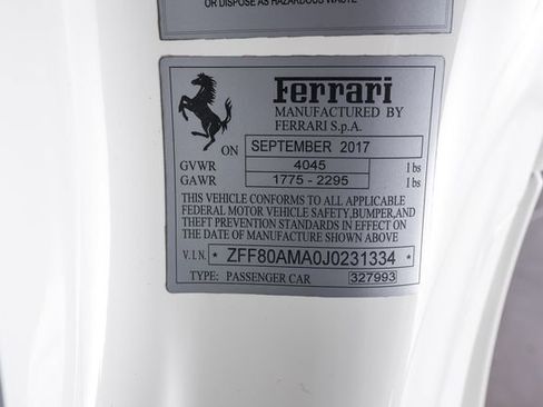 Certified 2018 Ferrari 488 Spider image 63