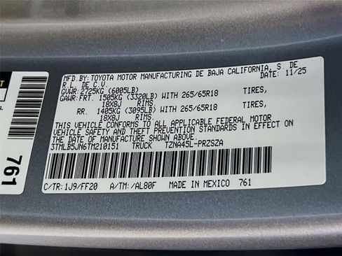 New 2026 Toyota Tacoma SR5 image 35