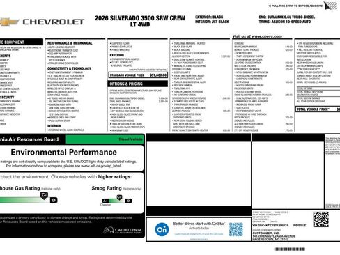 New 2026 Chevrolet Silverado 3500 LT w/ Trail Boss Package AWD/4WD image 4