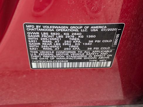 Used 2020 Volkswagen Atlas Cross Sport SEL Premium R-Line AWD/4WD image 37