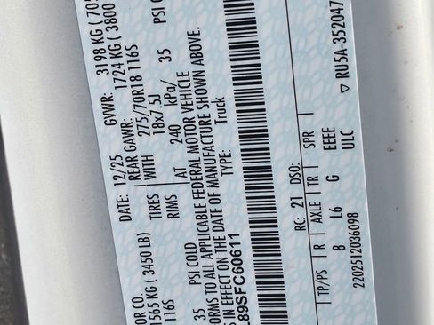 New 2025 Ford F150 Tremor w/ Equipment Group 402A High image 45